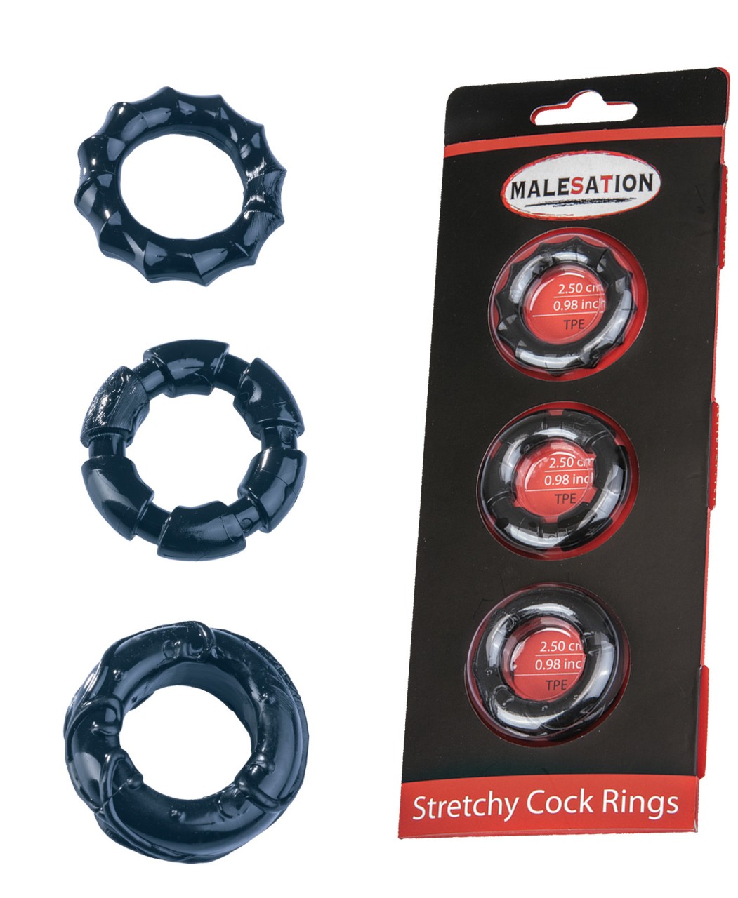MALESATION Stretchy Cock Rings