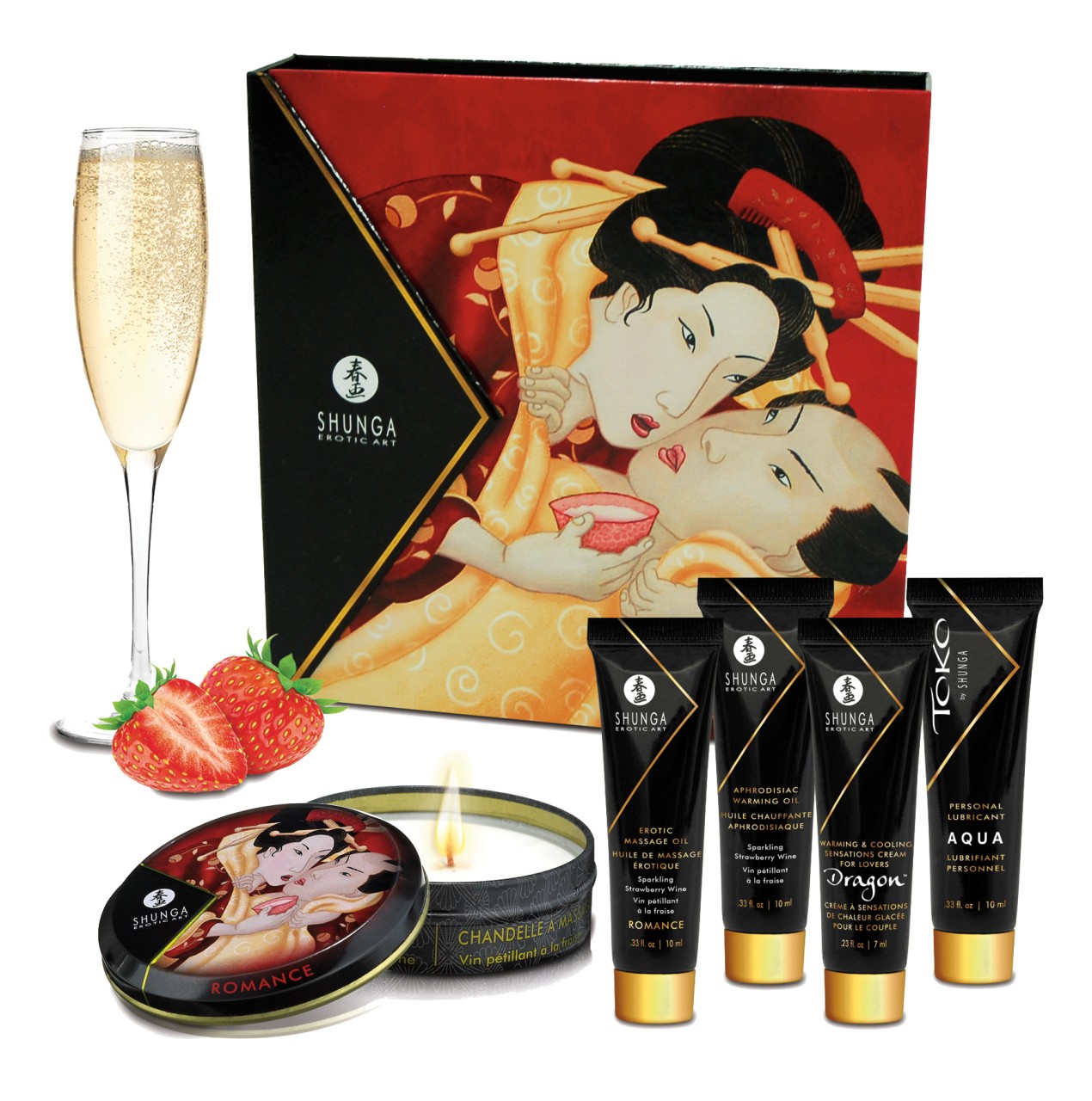 SHUNGA Geisha's Secret Collection Sparkling Strawberry Wine