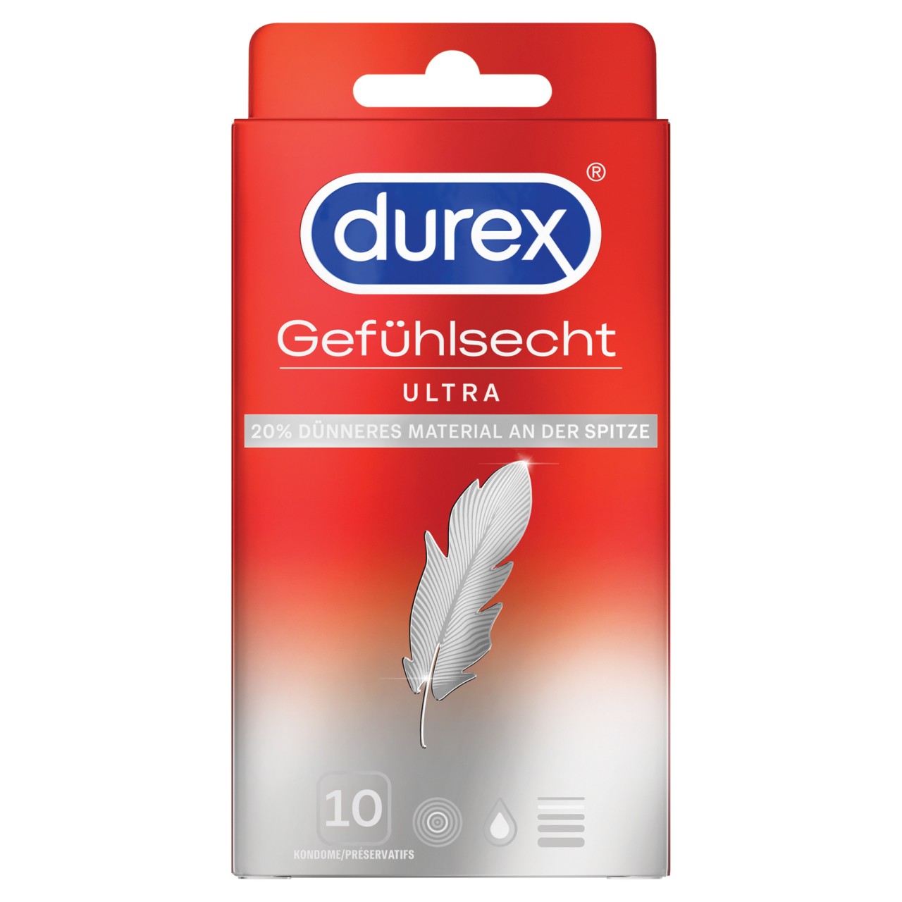 DUREX Gefühlsecht Ultra 10 St.